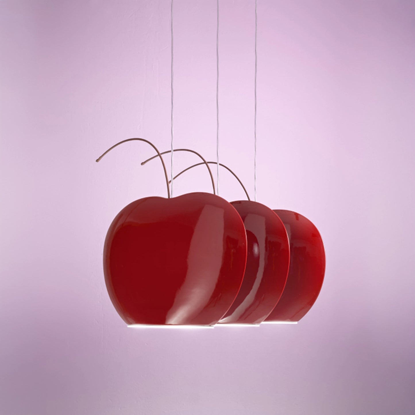 FRUITS CHERRY - Sospensione compatta in ceramica per composizioni uniche