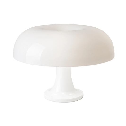 Nessino Artemide – Lampada da Tavolo Iconica di Design (Bianco, Arancione, Rosso)