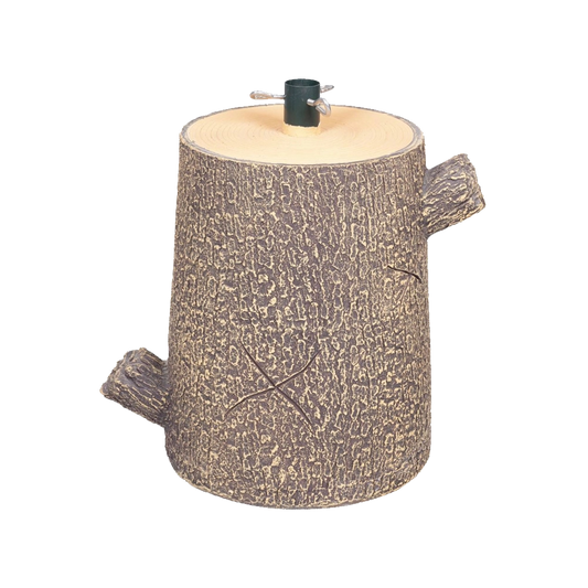 BASE TRONCO LEGNO CM.H.33 D.CM.22 X ALBERO CM.180-210 TRONCO MM.32