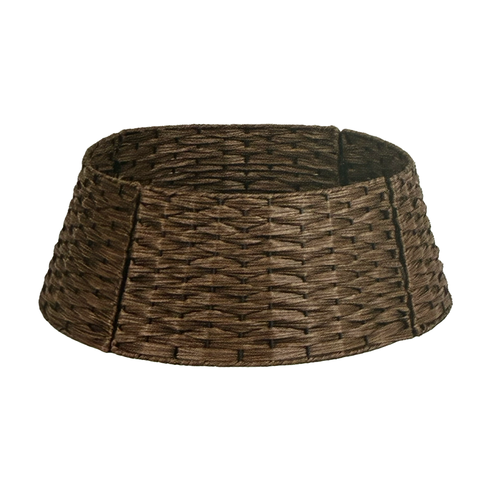 Copribase Tonda Naturale per Albero di Natale Ø 50/65 cm – H 25 cm