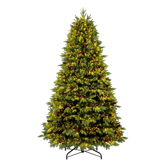 Albero di Natale Artificiale Green (240 cm) – 9.000 LED Luce Calda