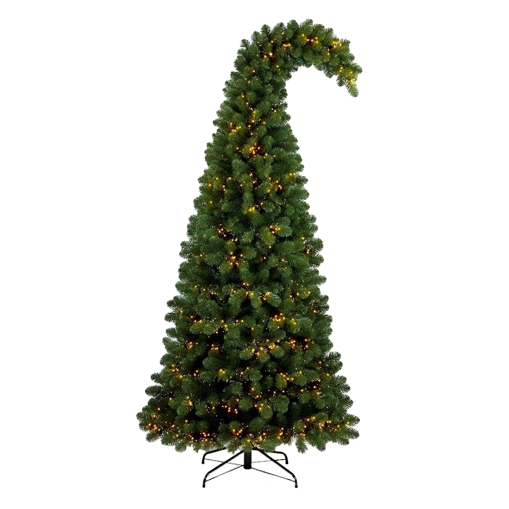 Albero di Natale Artificiale Grinch (210 cm) – 3200 LED Luce Calda