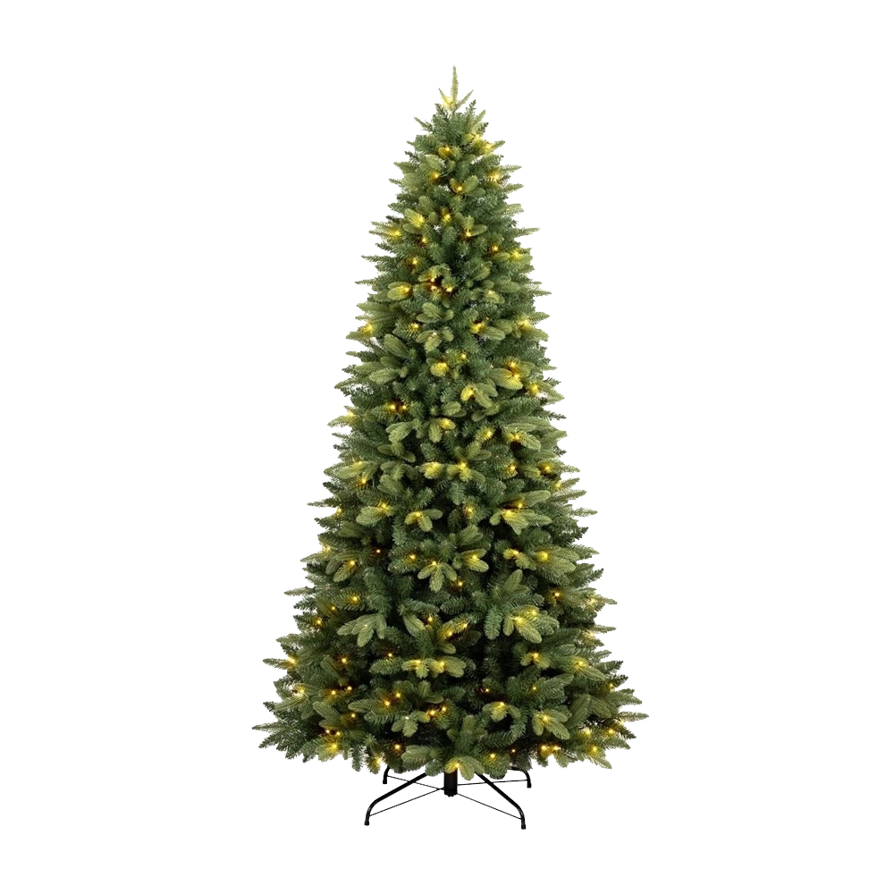 Albero di Natale Artificiale Utah (210 cm) – 350 LED Luce Calda