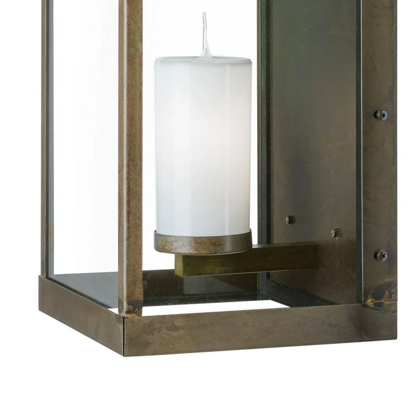 LANTERNE Applique Esterno Il Fanale - Lampada da Parete in Ottone