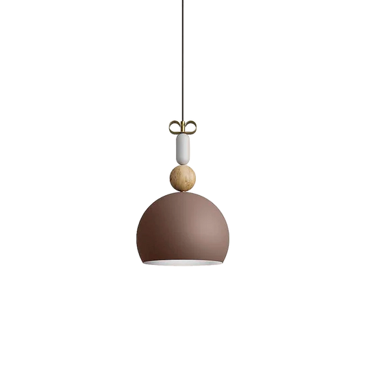 Sospensione Bon Ton N1 Il Fanale - Design in Ottone e Legno