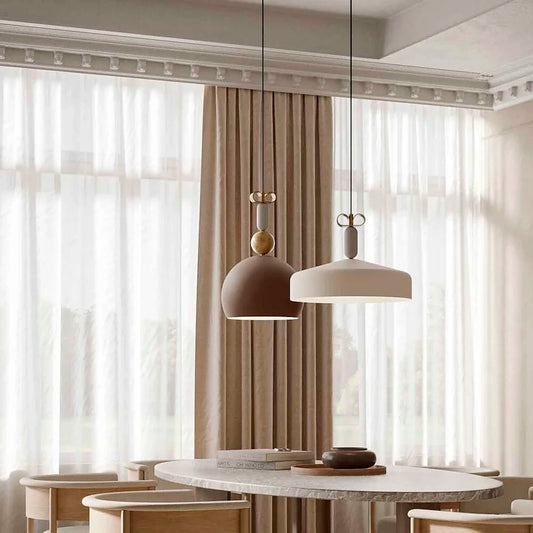 Sospensione Bon Ton N1 Il Fanale - Design in Ottone e Legno