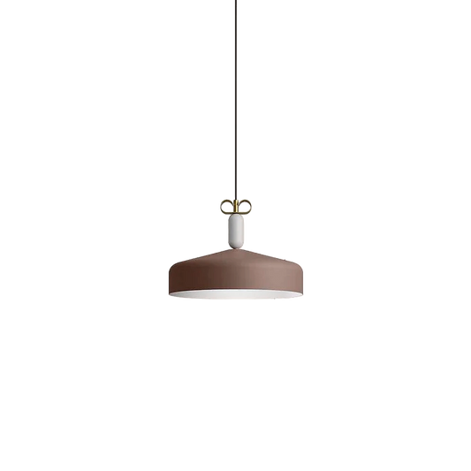 BON TON N2 Il Fanale - Lampada a Sospensione in Ottone e Legno