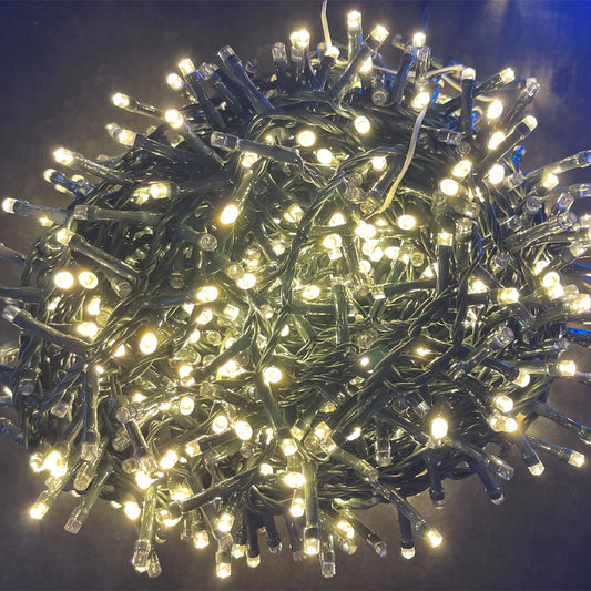 Catena Luminosa LED Cavo Scuro – 1000, 1500 o 2000 LED | Interno/Esterno | Varie Tonalità