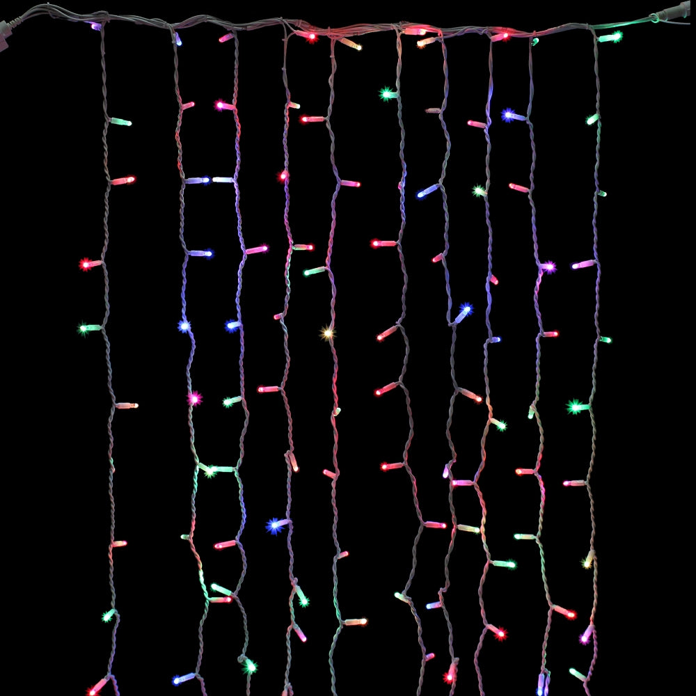 Tenda luminosa natalizia RGB 400 LED – 1x4 m