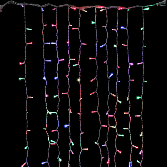 Tenda luminosa natalizia RGB 400 LED – 1x4 m