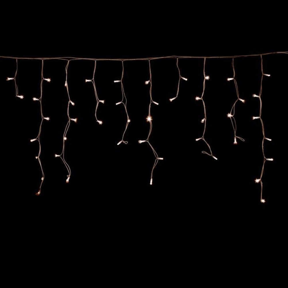 Tenda Lucciolona Sfalsata 210 LED Bianco Caldo