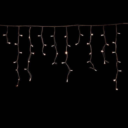 Tenda Lucciolona Sfalsata 210 LED Bianco Caldo