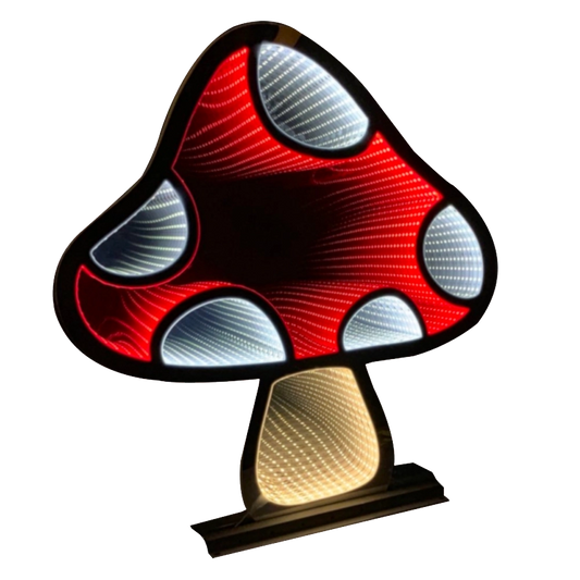 Funghetto Luminoso Bianco-Rosso 70 cm Infinity Light