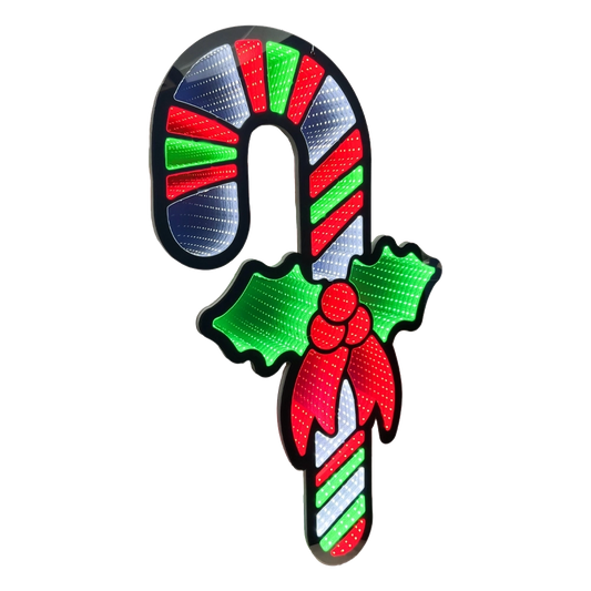 Bastoncino Candy luminoso 90 cm con LED multicolor Infinity Light