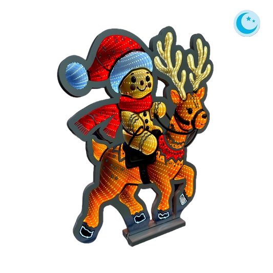 Gingerbread su Renna Infinity D&N LED 60 cm