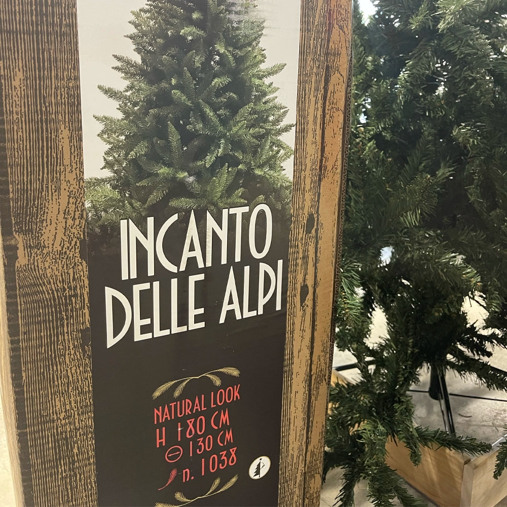 Albero artificiale Incanto delle Alpi 180 cm