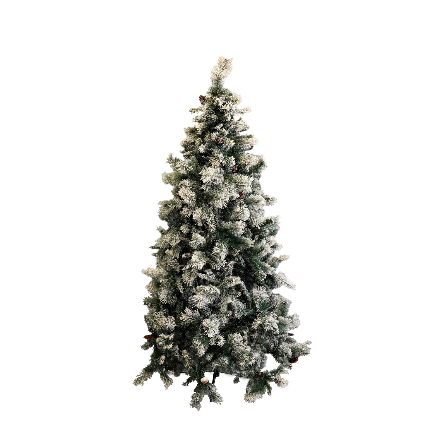 Albero artificiale germogliato innevato 180 cm