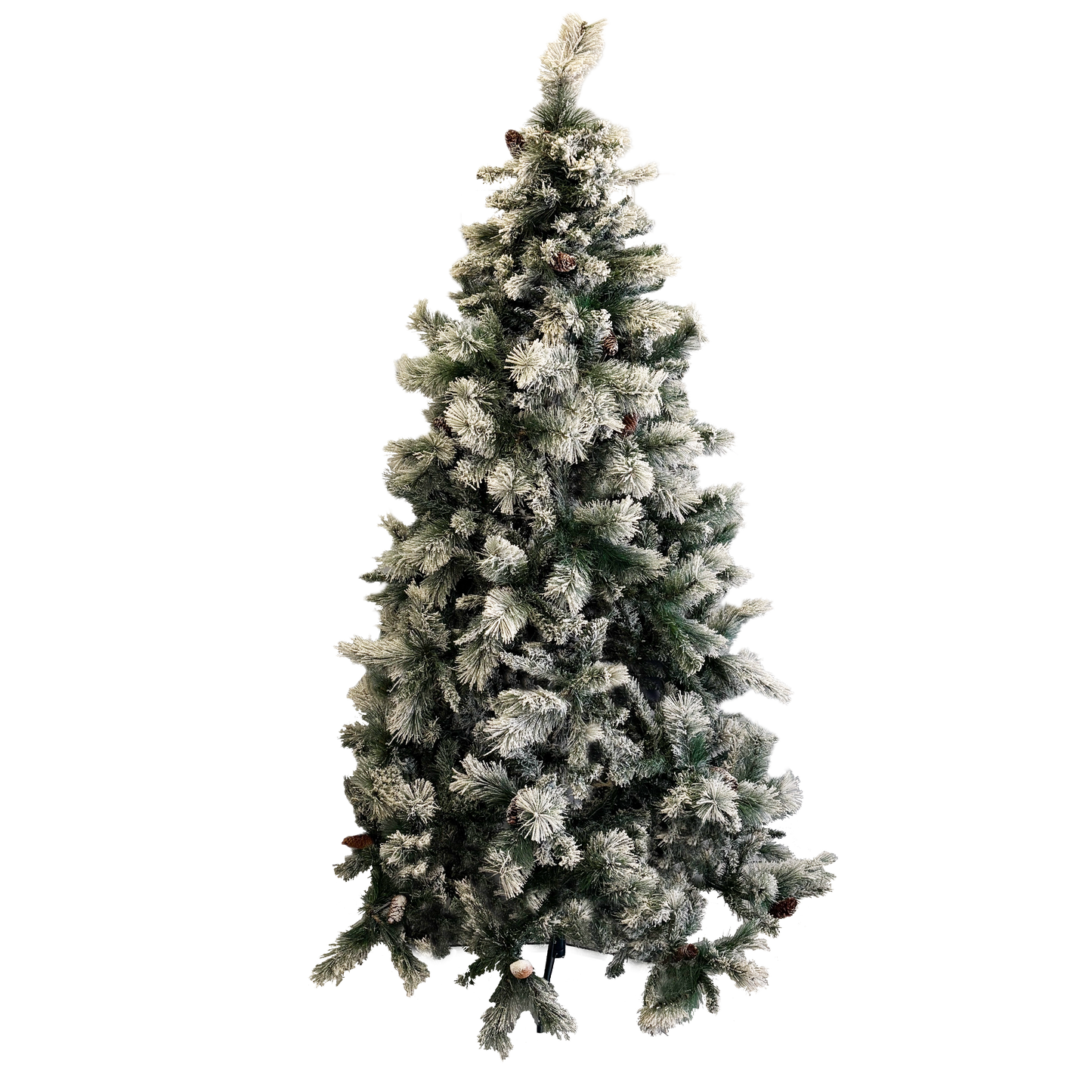 Albero artificiale germogliato innevato 180 cm