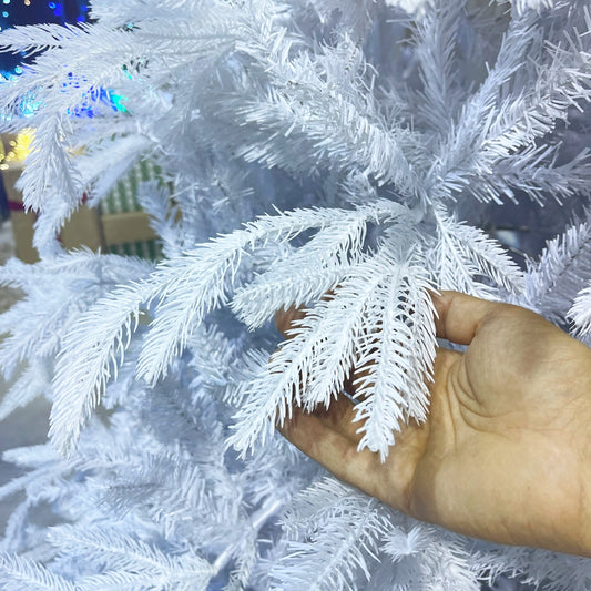 Albero di Natale Artificiale Patagonia Bianco – Iper-Realistico e Folto (H 180 cm / 210 cm)