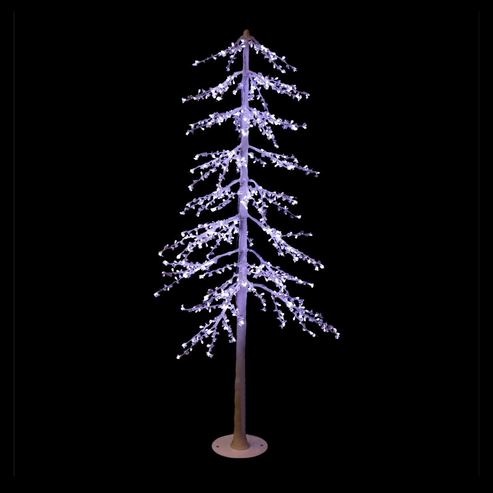 Albero Artificiale Luminoso 250cm con 720 LED Bianchi