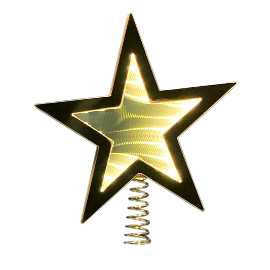 Puntale Albero di Natale 20cm Infinity Light LED a Luce Calda