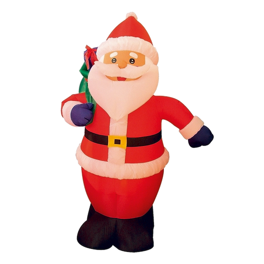 Babbo Natale Gonfiabile Luminoso