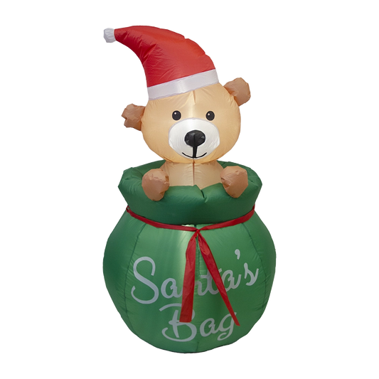 Orsetto Gonfiabile Luminoso 130cm