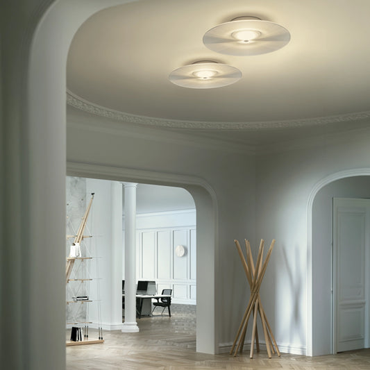 FLUDD Plafone/Parete - Lampada LED Ottica con Mini-Prismature Antiabbaglianti