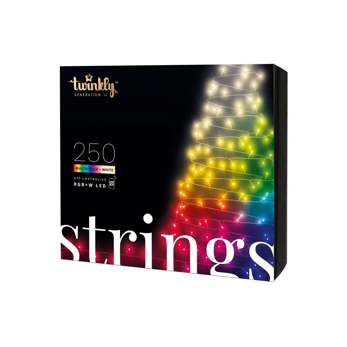 Twinkly Strings Smart 250 LED RGB+W II Generazione