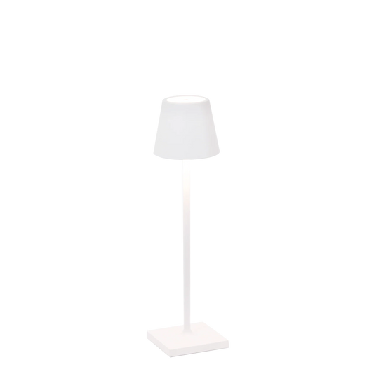 POLDINA MICRO Zafferano - Lampada da Tavolo Ricaricabile LED Ø 7 cm