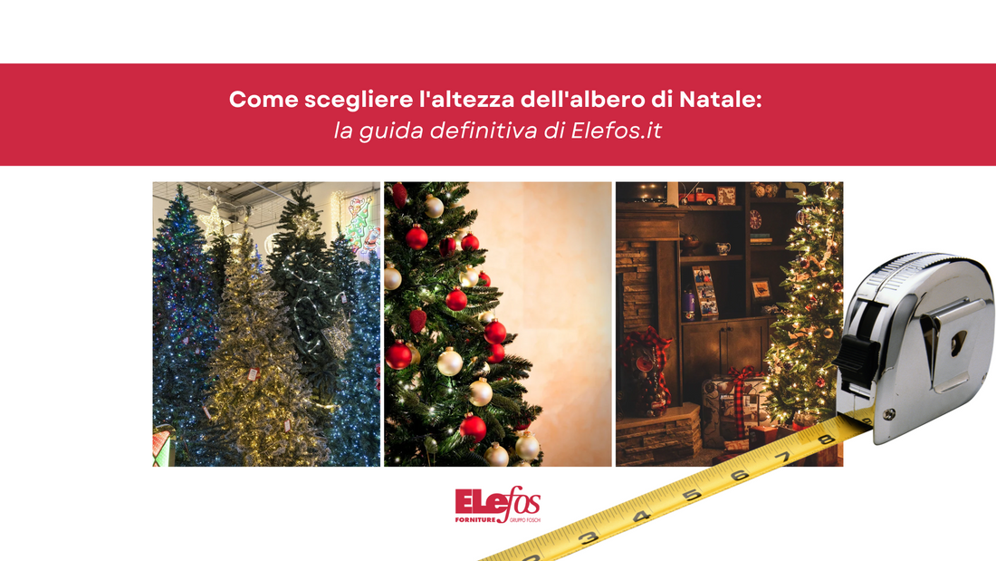 Come scegliere l'altezza dell'albero di Natale