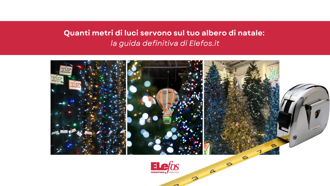 Quanti metri di luci servono per l'albero di natale?