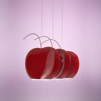 FRUITS CHERRY - Sospensione compatta in ceramica per composizioni uniche