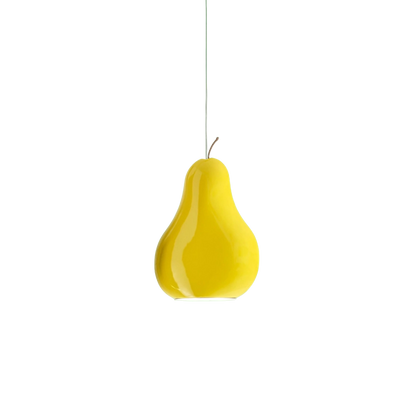 FRUITS PEAR - Lampada a sospensione a goccia in ceramica effetto elegante