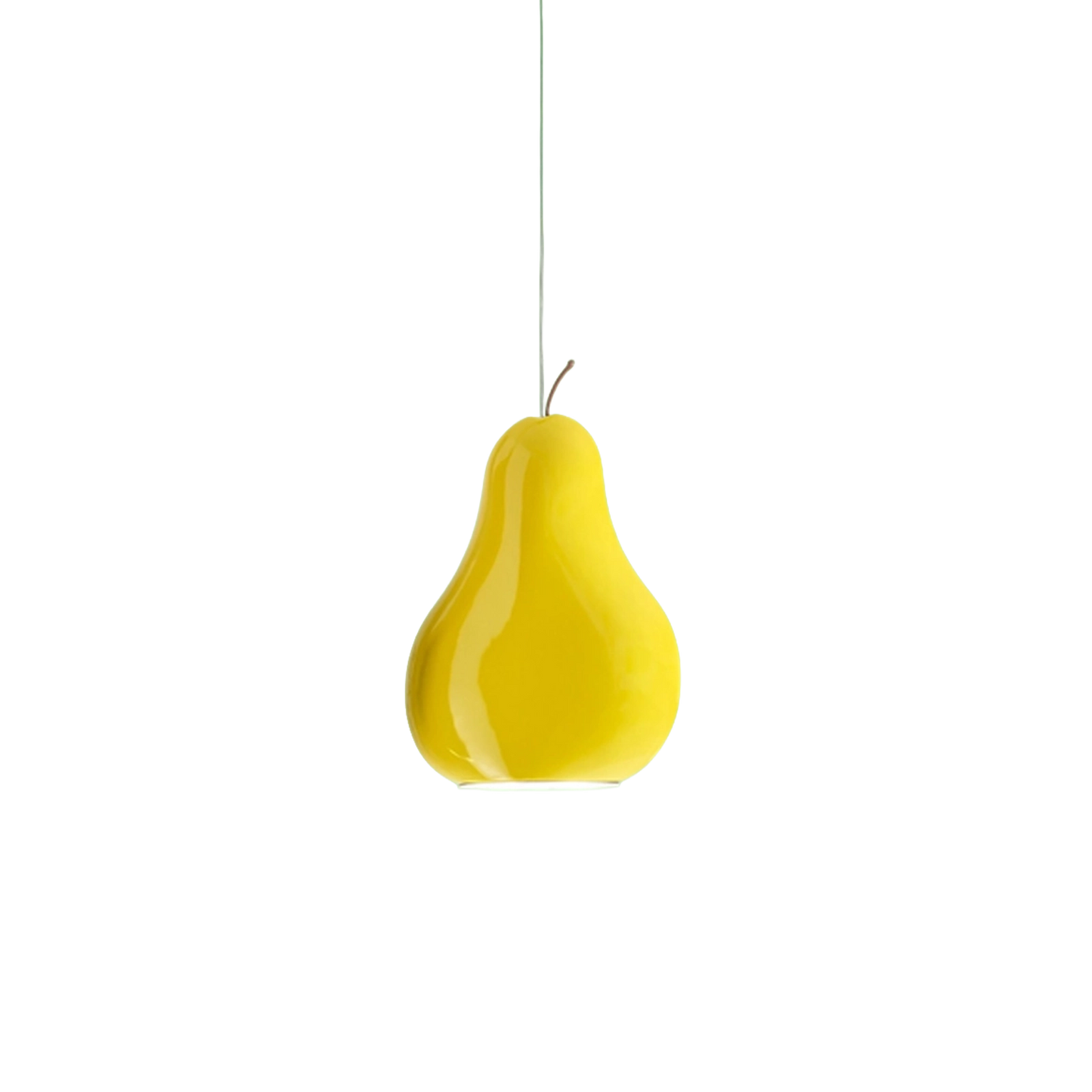 FRUITS PEAR - Lampada a sospensione a goccia in ceramica effetto elegante