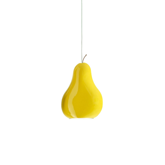 FRUITS PEAR - Lampada a sospensione a goccia in ceramica effetto elegante