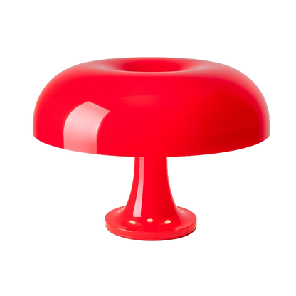 Nessino Artemide – Lampada da Tavolo Iconica di Design (Bianco, Arancione, Rosso)