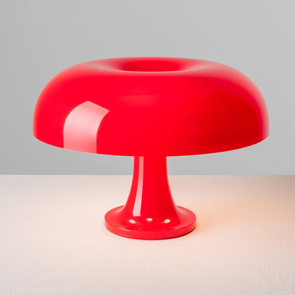 Nessino Artemide – Lampada da Tavolo Iconica di Design (Bianco, Arancione, Rosso)