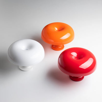 Nessino Artemide – Lampada da Tavolo Iconica di Design (Bianco, Arancione, Rosso)