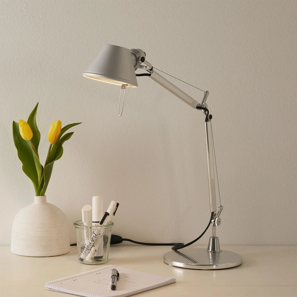 Tolomeo Micro – Tavolo Bianco Lucido