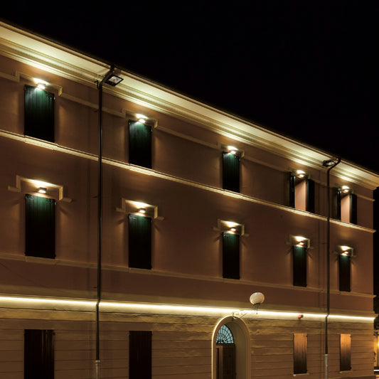 VIRTUS IP65 - Faretto Incasso da Parete Esterno in CoralWaterOut®