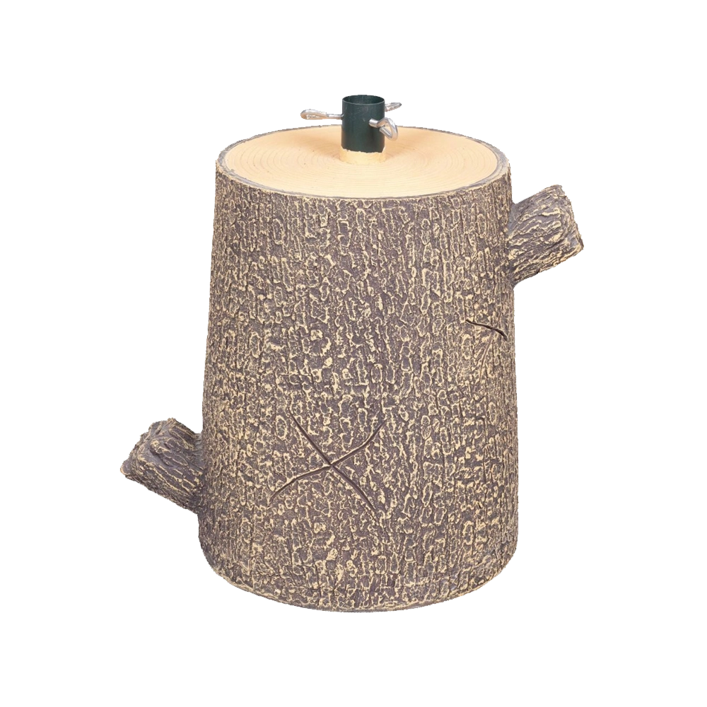 BASE TRONCO LEGNO CM.H.33 D.CM.22 X ALBERO CM.180-210 TRONCO MM.32