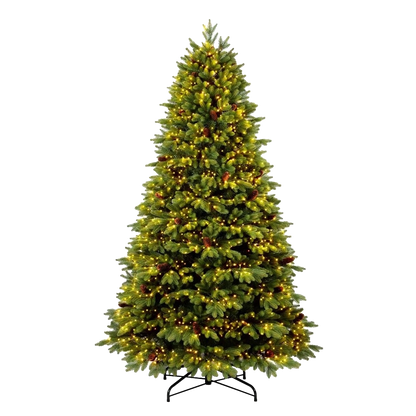 Albero di Natale Artificiale Green (240 cm) – 9.000 LED Luce Calda