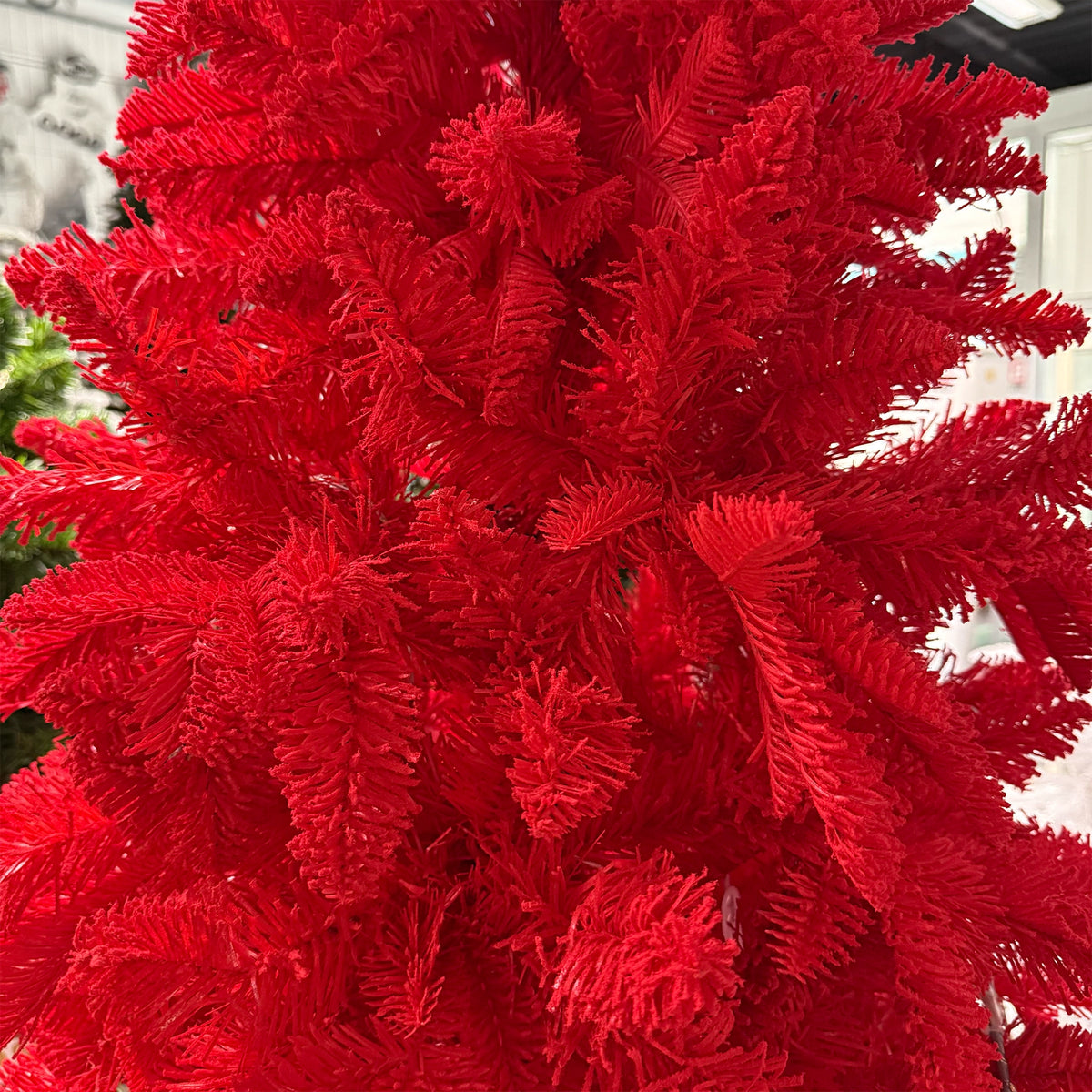 Albero di Natale Red Innevato Rosso in PE e PVC – H 240 cm