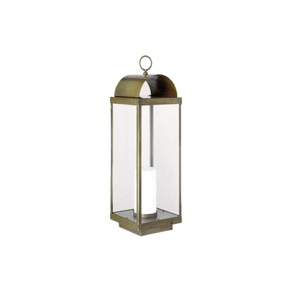 LANTERNE Terra Esterno Il Fanale - Lampada da Giardino in Ottone