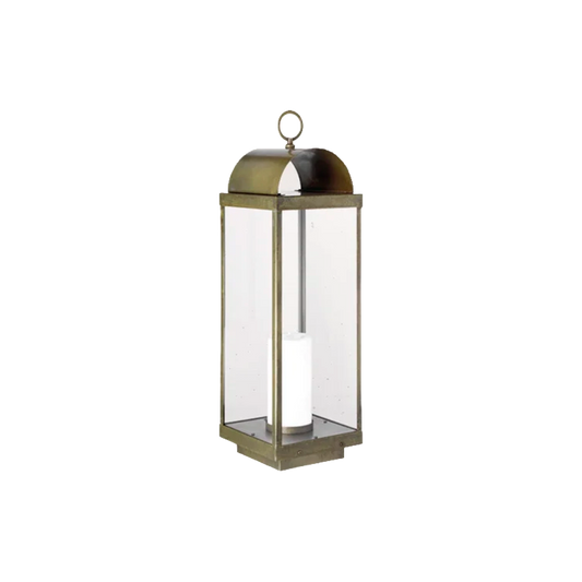 LANTERNE Terra Esterno Il Fanale - Lampada da Giardino in Ottone