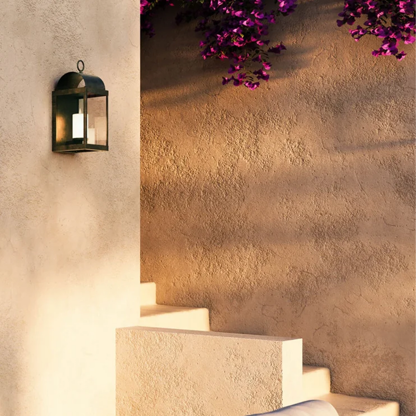 LANTERNE Applique Esterno Il Fanale - Lampada da Parete in Ottone