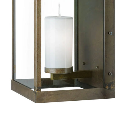 LANTERNE Applique Esterno Il Fanale - Lampada da Parete in Ottone