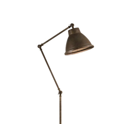 LOFT Terra Il Fanale - Lampada da Terra Industrial in Ottone e Ferro