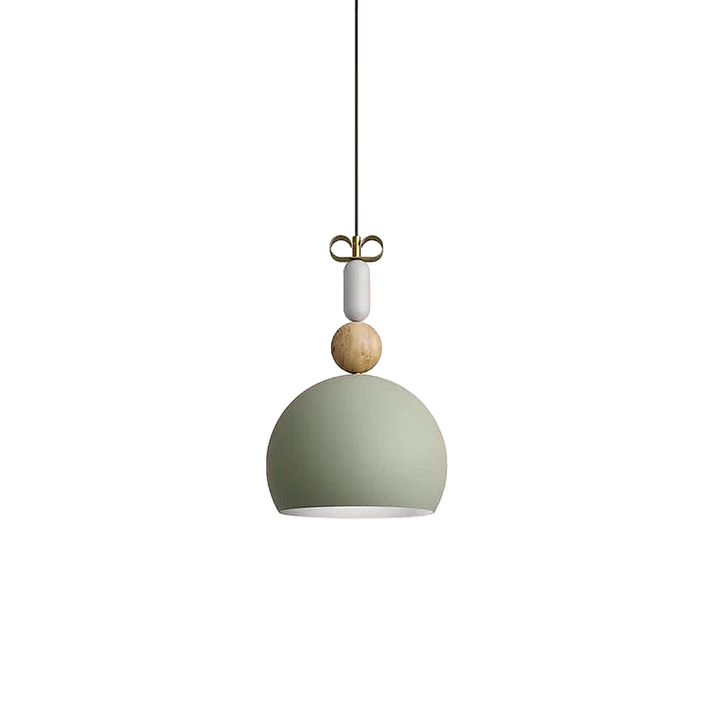 Sospensione Bon Ton N1 Il Fanale - Design in Ottone e Legno